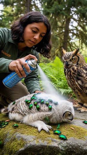 7.5K views · 55 reactions | Owl Mom Desperately Seeks Human Help To Save Her Baby From Deadly Beetles! #wildlife #rescue | The Vu Show | Facebook