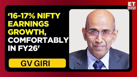 GV Giri on Indian Markets: 16-17% Nifty Earnings Growth, Banks NBFCs Lead Profits | Business News | Sourav Mishra
