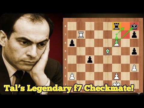 Tal’s Perfect Pawn Finale f7# — A Masterclass in Coordination (Upsala 1956)
