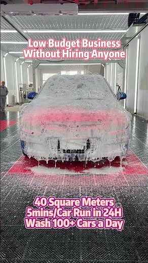 Advantages of a contactless car wash: saves time, cleans well, leaves no scratches#carwash #carclean