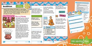 * NEW * Buddhism Reading Comprehension (Ages 5 - 7)