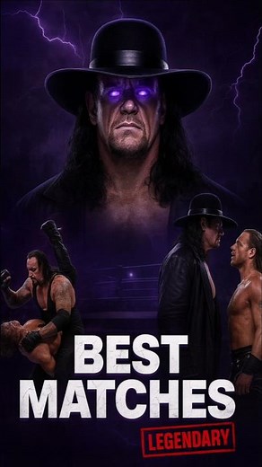 Undertaker’s Best Matches of All Time 🔥 #shorts