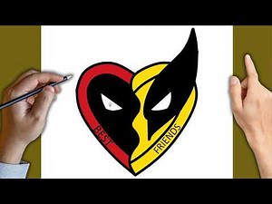 How to draw Deadpool and Wolverine | Step by Step