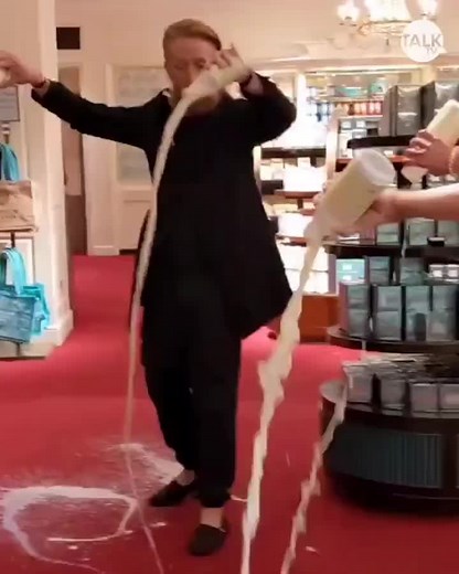 Vegan activists took to luxury department store Selfridge in London to pour milk bottles on the floor in a bid to highlight the environmental destruction caused by the dairy industry. What do you think of this form of activism? Let us know in the comments... Video via @rebelsanimal on Twitter