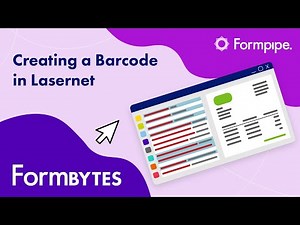 Creating a Barcode in Lasernet | FormBytes