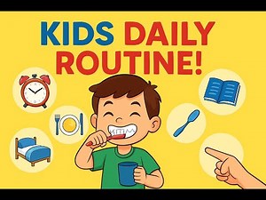 My Daily Routine | Morning to Night Routine for Kids | Learn Good Habits
