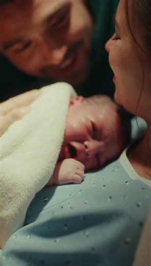 A woman gives birth to her dream baby