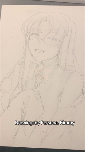 Drawing my persona using acrylic markers plus little hint