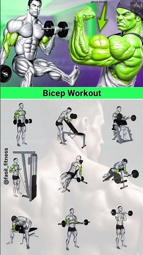 “Best Biceps Workout for Bigger Arms” ✅#workout #bicepsworkout #armworkout#musclebuilding #gym