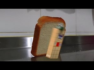 Bread falling over the Number Explorer (Numberblock 21)