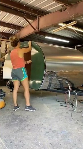 Aluminum installation for your teardrop camper