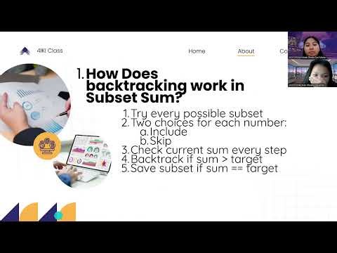 Subset Sum Problem using Backtracking Algorithm