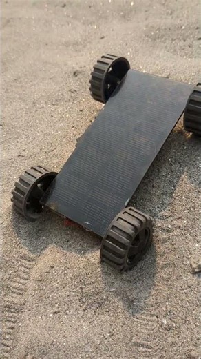 Solar Powered DIY Car with 2 DC Motors ☀️🚗 #shorts #solarcar #diyprojects