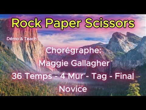Rock Paper Scissors - Line Dance - Démo - Teach Count "Fr"