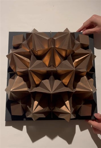 Origami Ceiling Art: DIY Paper Craft Creation