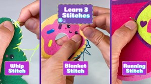 ArtSkills Sewing Kit for Kids 8-12 Beginner Sewing Kit with 10 DIY Projects, Sew & Stitch Learn to Sew Arts and Crafts Kit for Kids Girls and Boys