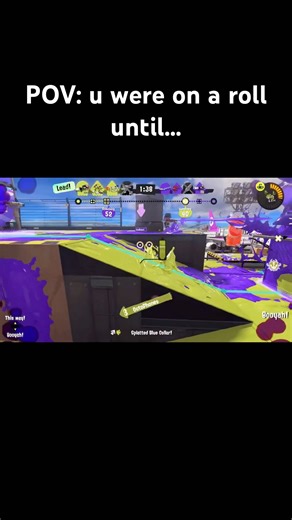 The cat was on a roll #splatoon3 #splatoonshorts #gaming