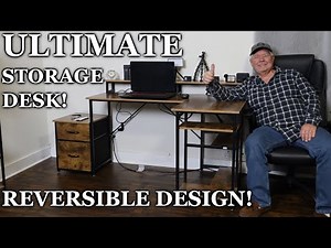 Ultimate L-Shaped Home Office Desk | 67" Corner Workstation with Storage, File Drawers & USB Ports