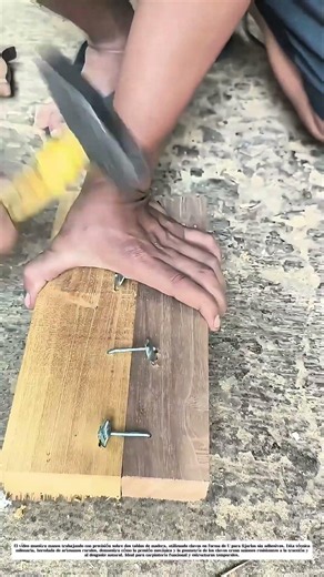 La fuerza oculta de tres clavos: Cómo una técnica ancestral une madera sin pegamento