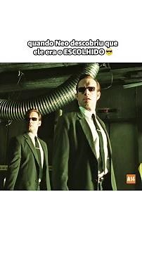 Neo controla as balas em Matrix