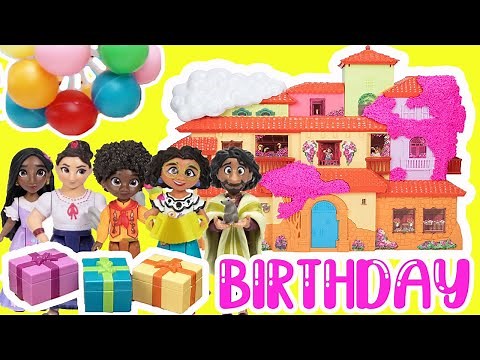 Disney Encanto Antonio's Birthday Party Surprise with Mirabel, Luisa, Alma at Madrigal House