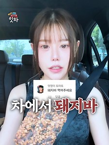돼지바 흘림 실험 영상 — 잇차 먹방 다음엔 대기?