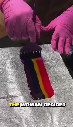 1.4K views | She wanted something bold… but no one expected this!  The moment her rainbow hair was revealed — everyone was speechless!  You have to see this transformation to believe it!  Full video in the comments  | Low Fade | Facebook