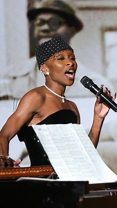 a true vocalist, a true powerhouse. @cynthiaerivo delivered a beautiful performance during the @quincyjones #grammys tribute 🎹🌕✨ | Republic Records