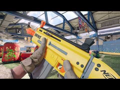 Nerf Fortnite SCAR-L with MWII's TAQ-56 animations
