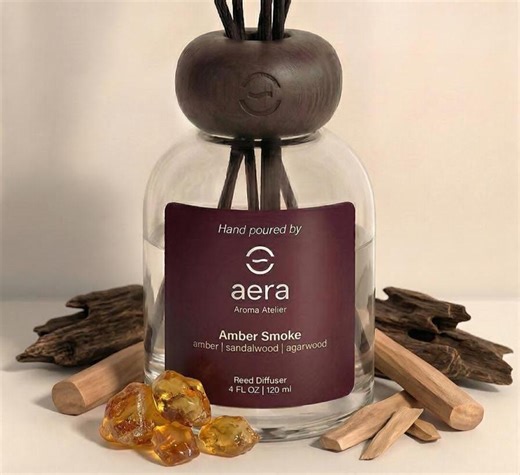 Masculine Amber Reed Diffuser (4oz) - Oud, Leather & Sandalwood | Inspired by Niche Man Perfume | Smoky Home Fragrance | Oriental Woody - Etsy