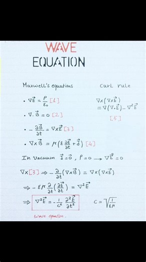 Wave Equation - Maxwell's Equations #physics #usa #italia #germany #india #Pakistan #belgium #italy #canada #mexico #argentina #brasil #California #Texas #Florida #NewYork #Pennsylvania #Illinois #Ohio #Georgia #NorthCarolina #Michigan #NewJersey #Virginia #Washington #Arizona #Massachusetts #Indiana #Tennessee #Missouri #Maryland #Minnesota | Sciences ST