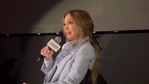 Jennifer Lopez Interviews With Variety's Clayton Davis Before 'Unstoppable' Screening