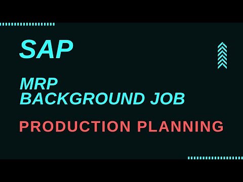 How to create Background Job for MRP | SAP MRP Background Job | Learn to create by yourself