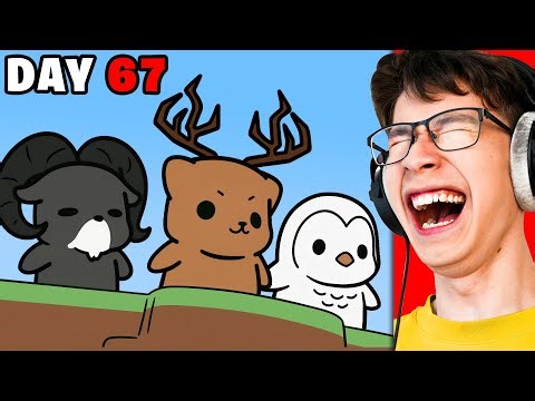 Deer Monster vs 99 Nights of The Forest (Funny Animation)