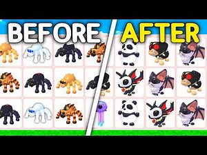 I TRADED 100 SPIDERS In Adopt Me! Halloween Update