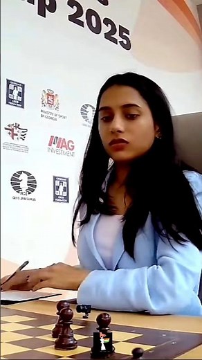 Game 2 | Divya Deshmukh Vs Koneru Humpy #chess #shorts