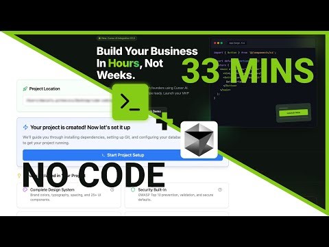 How to Build a SaaS in 33 Minutes with Vibe Coding (No Code Required)