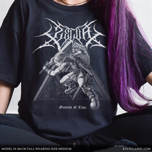 Zelda T-shirt, Metal Link Ocarina of Time Unisex Game Shirt - Etsy