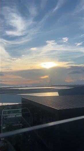 Napakagandang sunset sa Baywalk Manila #trending #manilabaywalk