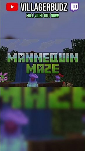 My FIRST Minecraft Map "Mannequin Maze" is out now!