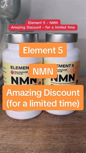 Element 5 NMN added to the daily routine ✔️ Keeping things simple and consistent. Easy to take, fits straight into my morning stack and that’s it. No hype — just part of what I use day to day. If you’ve been looking into NMN, this is the one I’m currently trying. #Element5 #NMN #DailyRoutine #SupplementStack #WellnessJourney