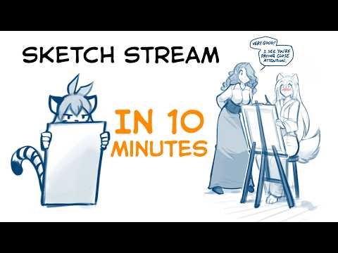 Twokinds - Sketch stream 12.4. 2026 in 10 minutes
