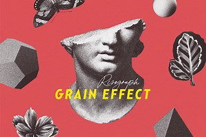 Risograph Grain Effect, a Layer Style Add-On by pixelbuddha.net
