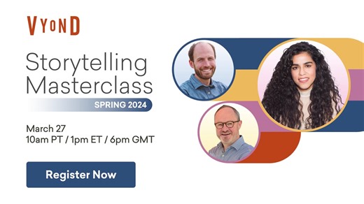 Don’t miss your chance to learn how to connect better with any audience in a screen-first world. ⏳ Sign up for tomorrow’s Spring Storytelling Masterclass today 👉 https://vynd.ly/49MTXGm In this fun, helpful two-hour virtual event, you (and the 6,000 people already registered) will get visual communication, and video creation advice from our amazing group of experts, including: 🔸 Pulitzer-winning illustrator and data journalist Mona Chalabi 🔸 YouTube educator and animated video expert Henry Re