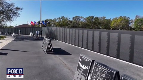 DroneZone | Traveling Vietnam memorial wall