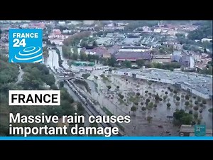 Torrential rain in France causes floods that block roads and railways • FRANCE 24 English