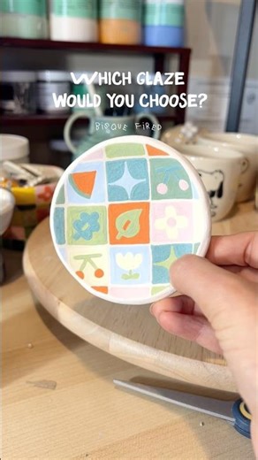 three types of glazes! #ceramic #clay #glaze #test #pottery