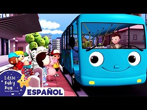 Las Ruedas del Autobús Monitos - Canciones Infantiles | Little Baby Bum en Español