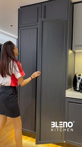 Organize smarter, not harder🤝🤝 Blum Tandem Accessories = Sleek Storage Goals ❤️❤️ #blenokitchen #kitchendesign #aluminiumcabinets | BLENO Kitchen