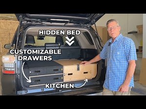 Camping Drawer & Bed System | 4Runner Overland Tour | Simple SUV Camping Setup